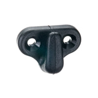 Hook Lacing Black nylon 4mm fixing (Pack of 4) by RWO - Part No R2903