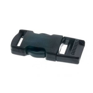 Webbing Q/Rel 25mm Buckle Black Nylon (Pack of 2) by RWO - Part No R3273