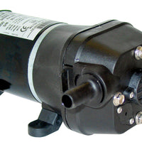 Self-priming diaphragm pump 12 volt d.c. Connections for 15mm (½") bore hose Flojet R4105512A