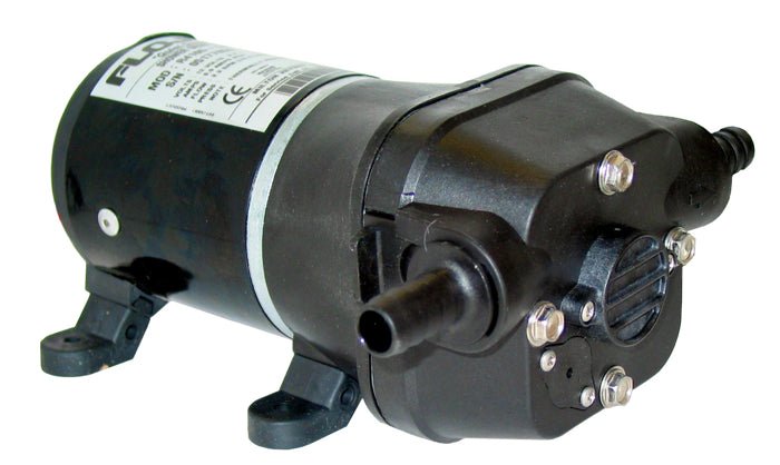 Self-priming diaphragm pump 12 volt d.c. Connections for 15mm (½") bore hose Flojet R4105512A