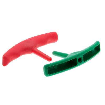 Trapeze Handle Plastic (1 Pair – Red & Green) by RWO - Part No R4121