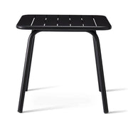 Rio 4-Seater Dining Table - Black Aluminium 800 x 800mm