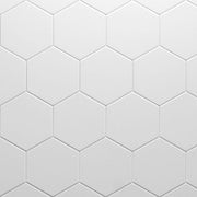 Reco Protect Hexagon Tile 6" White 1 x Panel Kit (1220 x 2440mm) RP-016/1