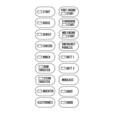 BEP SET-770 Labels - Battery Switches 770