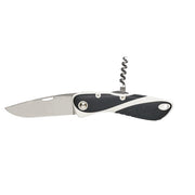 Wichard Aquaterra Knife With Corkscrew Black/White