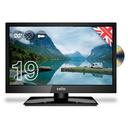 Cello 19" LED Digital Freeview/Freesat Tv/Built-in DVD Player 240/12V