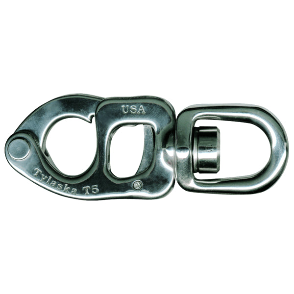 T5 Standard Bail Snap Shackle With Bronze PVD Finish - ChasNewensMarine