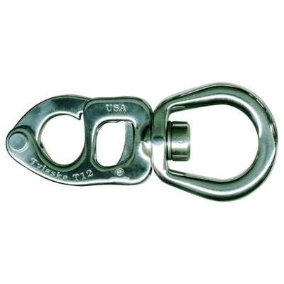 T12 Large Bail Snap Shackle With Black Oxide Finish