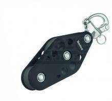 Ball bearing Sheave Fiddle- snap shackle - ChasNewensMarine