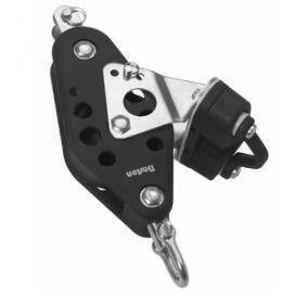 Ball bearing Sheave Fiddle- swivel + becket + cam - ChasNewensMarine