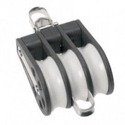 Ball bearing Sheave Triple- reverse shackle + becket - ChasNewensMarine