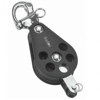 Ball bearing Sheave Single- snap shackle + becket - ChasNewensMarine