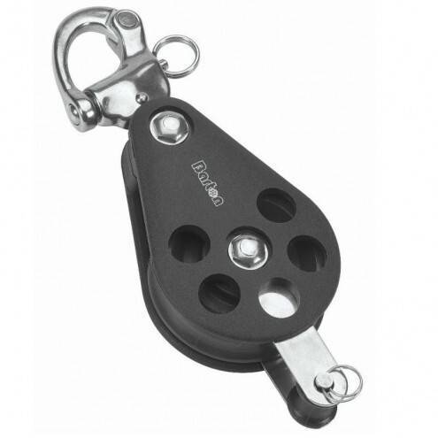 Ball bearing Sheave Single- snap shackle + becket - ChasNewensMarine