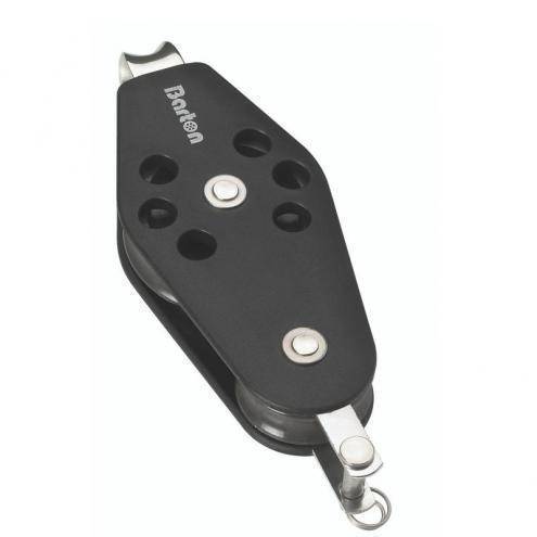 Ball bearing Sheave Fiddle- fixed eye + becket - ChasNewensMarine