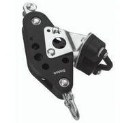 Ball bearing Sheave Fiddle- swivel + becket + cam - ChasNewensMarine