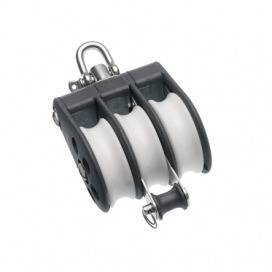 Ball bearing Sheave Triple- swivel + becket - ChasNewensMarine