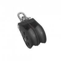 Ball bearing Sheave Double- reverse shackle - ChasNewensMarine