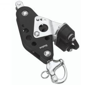 Ball bearing Sheave Fiddle- snap shackle + becket + cam - ChasNewensMarine