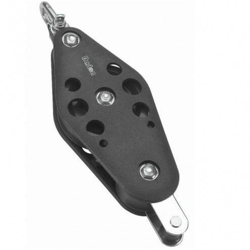 Ball bearing Sheave Fiddle- reverse shackle + becket - ChasNewensMarine