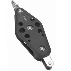 Ball bearing Sheave Fiddle- reverse shackle + becket - ChasNewensMarine