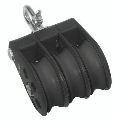 Ball bearing Sheave Triple- swivel - ChasNewensMarine