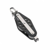 Ball bearing Sheave Fiddle- reverse shackle + becket - ChasNewensMarine