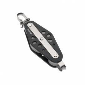 Ball bearing Sheave Fiddle- reverse shackle + becket - ChasNewensMarine