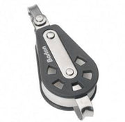 Ball bearing Sheave Single- reverse shackle + becket - ChasNewensMarine