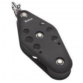 Ball bearing Sheave Fiddle- reverse shackle - ChasNewensMarine