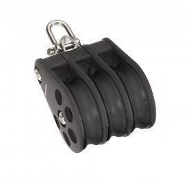 Ball bearing Sheave Triple- reverse shackle - ChasNewensMarine