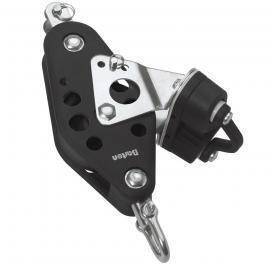 Ball bearing Sheave Fiddle- swivel + becket + cam - ChasNewensMarine
