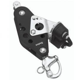 Ball bearing Sheave Fiddle- snap shackle + becket + cam - ChasNewensMarine