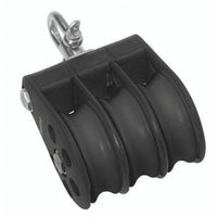 Ball bearing Sheave Triple- swivel - ChasNewensMarine