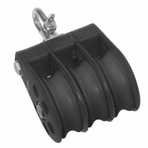 Ball bearing Sheave Triple- swivel - ChasNewensMarine