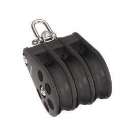 Ball bearing Sheave Triple- reverse shackle - ChasNewensMarine
