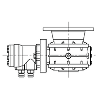 V6 Hydraulic Motor Gearbox  69000408 by LEWMAR