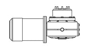 V8 24V 3.5kW Motor Gearbox  69000384 by LEWMAR