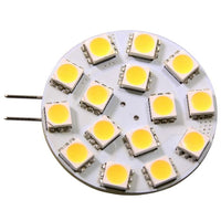 Bulb LED (15) G4 Side Pin 12V 44mm Dia - G4 15-LED SIDE PIN