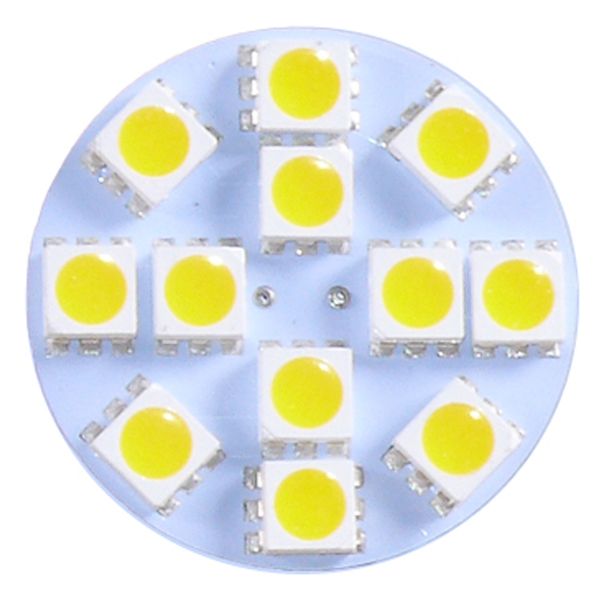 G4 LED (12) Rear Pin Bulb 12V - LD00016-NWH1