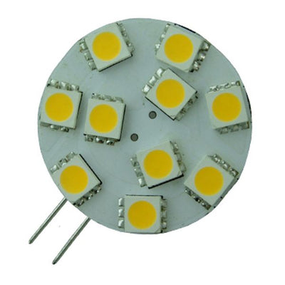 10 LED G4 Rear Pin Bulb Warm White - AL10G4BWW
