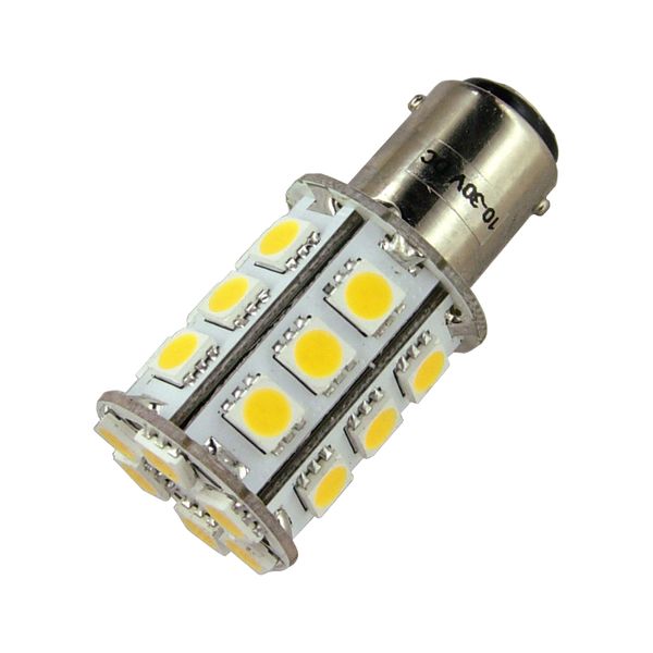 24 LED BA15D Bayonet Tower Bulb Warm White - AL24B15DWW