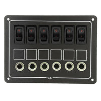 6 Way Circuit Breaker/Switch Panel - GSDC02