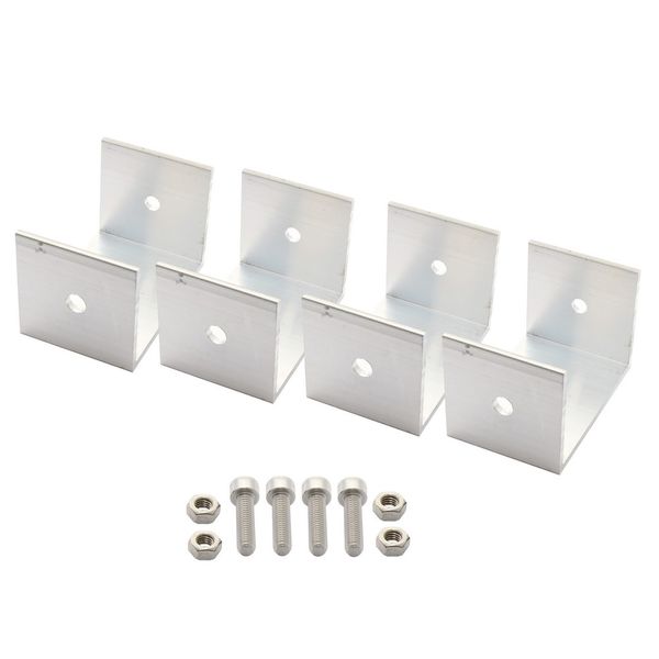 Solar Panel Fixing Bracket Kit (77mm x 50mm x 50mm) - SOLAR FIXING KIT