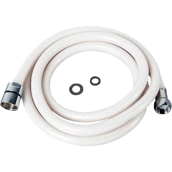 Whale Elegance Shower Hose Assembly 1/2" BSP x 1.7m White