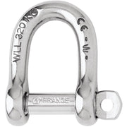 Wichard Forged CE Stainless St Self Locking D Shackles
