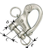Wichard Forged Stainless Steel Fixed Clevis Snap Shackles