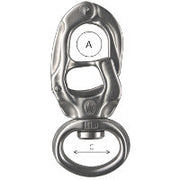 Wichard Forged SS Webbing Swivel Trigger Snap Shackles