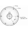 Snap-Lock 1.77" Base Plates - by ATTWOOD