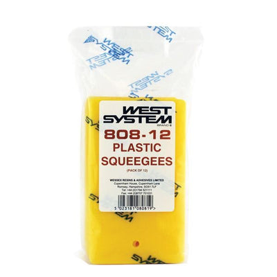 WEST SYSTEM PLASTIC SQUEEGEE Pack of 12