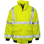 Hi-Vis Bomber Jacket Quilted 3XL